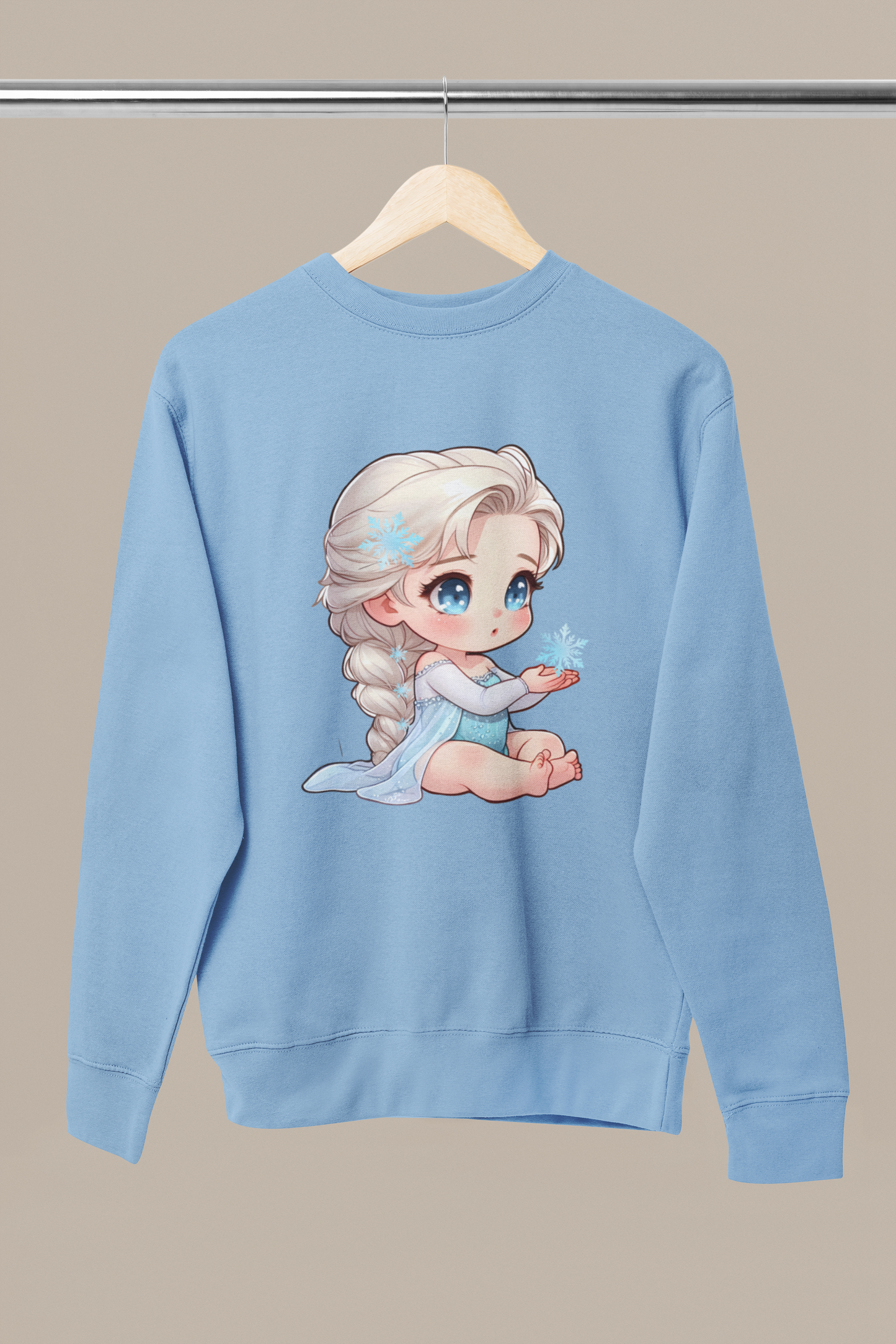 Elsa sky blue sweatshirt