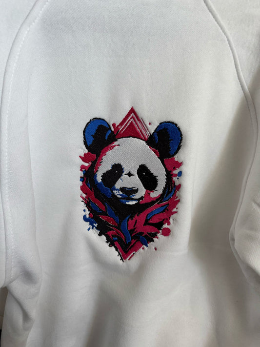 Panda sweatshirt bordada