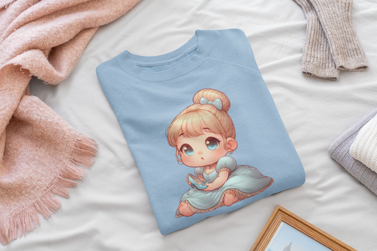 Cinderella sky blue sweatshirt